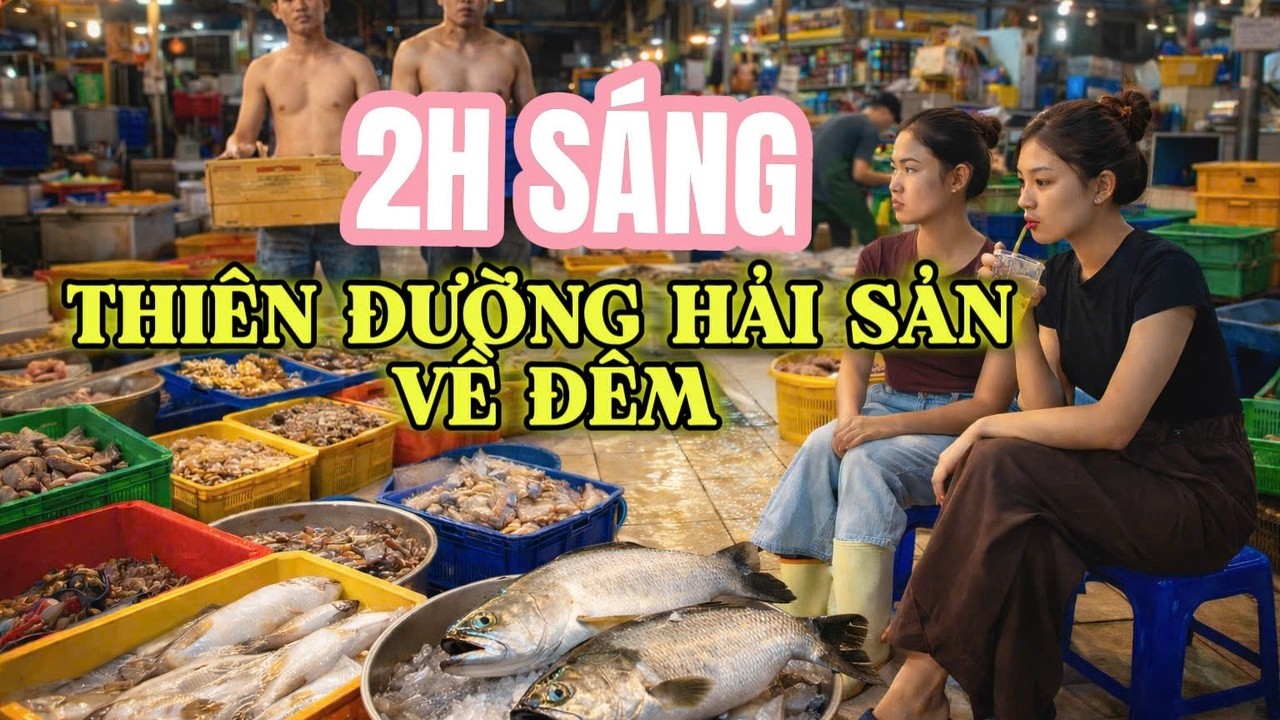 2H sáng ĐỘT NHẬP chợ hải sản LỚN NHẤT Sài Gòn (BÌNH ĐIỀN) NHIỀU BẤT NGỜ