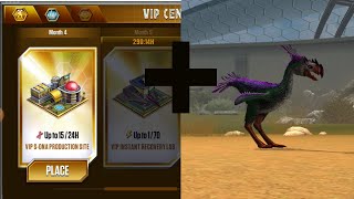 ENTELORHACOS MAX LEVEL 40 + VIP S-DNA PRODUCTION SITE BUILDING - Jurassic World The Game