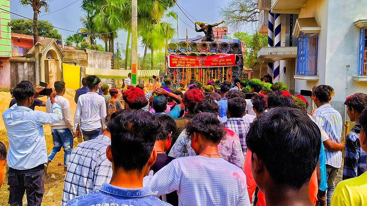 মা তারা মাইক 🌺 ফুল জনসভা নিয়ে রোড পজিশন করে 🫴খানো ঈশান চন্ডী তালা যাচ্ছে দেখো বন্ধরা🔥maa Tara Mike 