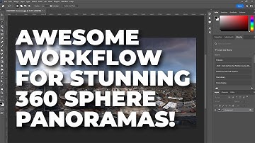 Drone Flights - AWESOME WORKFLOW FOR STUNNING 360 SPHERE PANORAMAS!