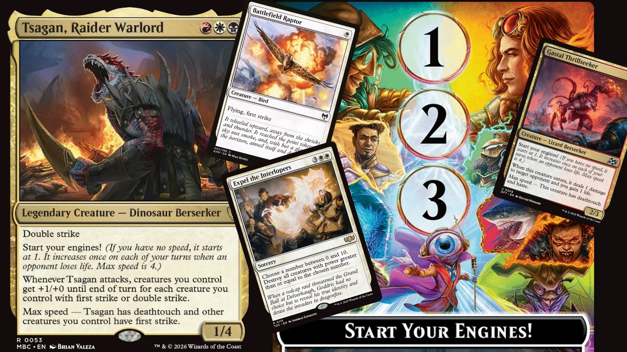 Chaotic Decks #83 - Tsagan, Raider Warlord - MTG Mystery Booster Commander Deck thumbnail