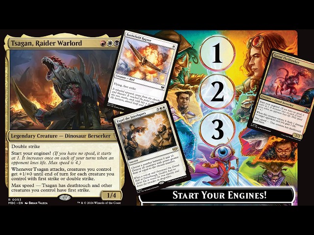 Chaotic Decks #83 - Tsagan, Raider Warlord - MTG Mystery Booster Commander Deck thumbnail