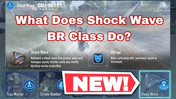 What is USE of Shock Wave BR Class in Cod Mobile