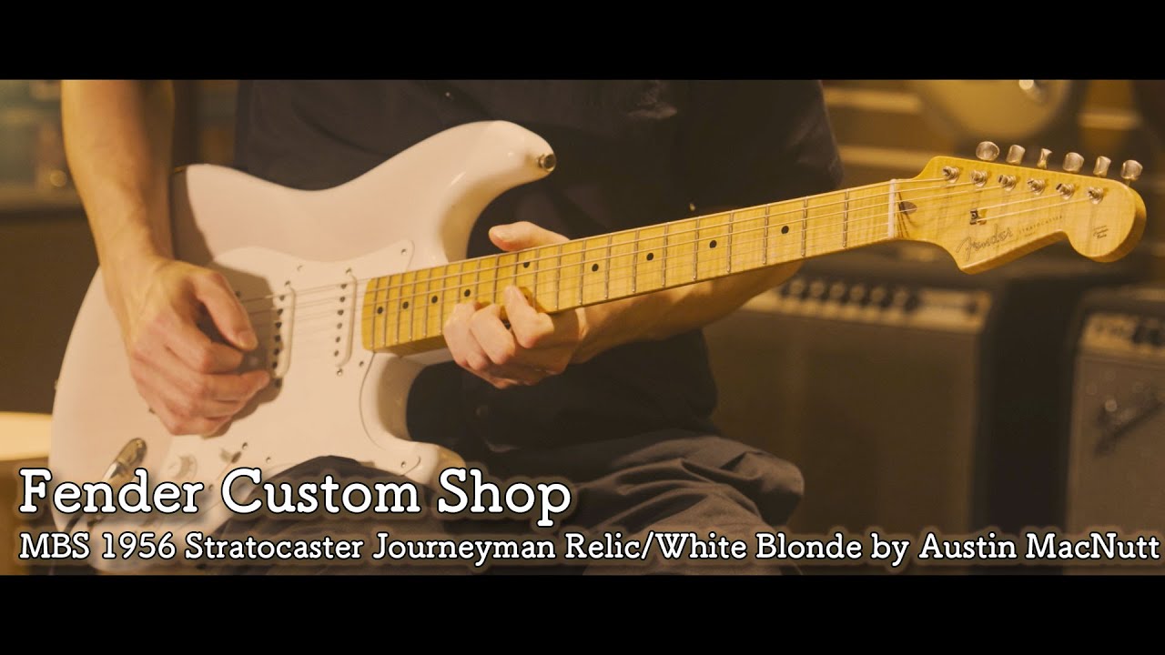 FENDER CUSTOM SHOP MBS 1956 Stratocaster Journeyman Relic/White