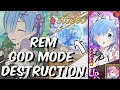 Rem GOD MODE PVP DESTRUCTION!!! SHE ACTUALLY SLAPS!!! Re:Zero - Seven Deadly Sins: Grand Cross