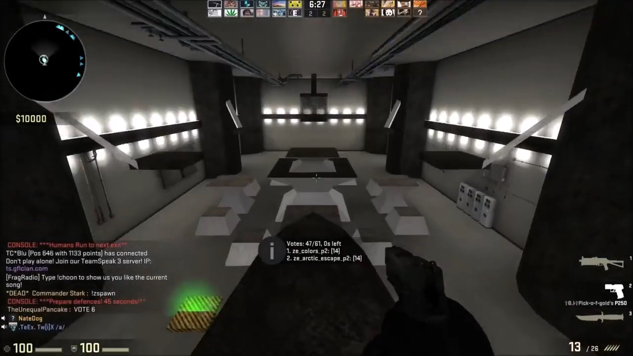 CS:GO - Zombie Escape mod - ze_surf_facility_v2_3_p2 - YouTube