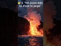 Dangerous Nature Clash! Lava Ocean me gira 😱#lava #volcano #ocean