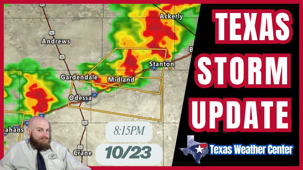 Texas Severe Storms Ongoing — More on the Way Friday | 8:15 PM Update ...