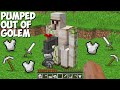 HOW to PUMPED OUT of GOLEM RAREST ITEMS with FAUCET in Minecraft ? PUMPED OF MOB !