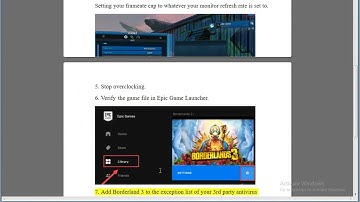 Fix Borderlands 3 crash on Windows! BLZBNTBGS000003F8?