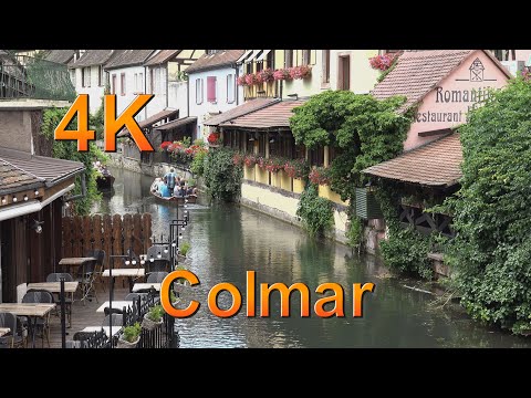 Colmar Sehenswürdigkeiten in Elsass, Frankreich in 4K Ultra HD.