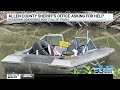 Allen County Sheriffs Office asking for information regarding abandoned boat full of trash