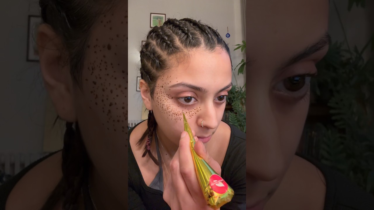 I regret giving myself henna freckles