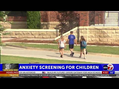 Anxiety screening for children 8 and over