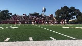 Menlo-Atherton Cheerleading Team Halftime Performance 10/20/18