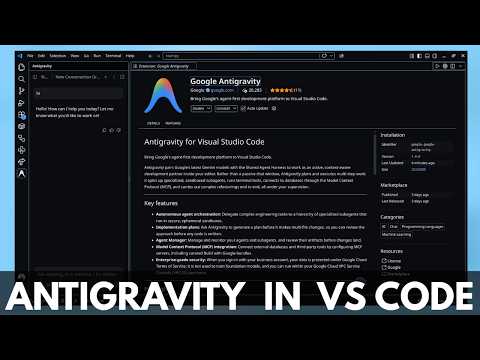 How to Use Antigravity in VS Code | No Separate IDE Required