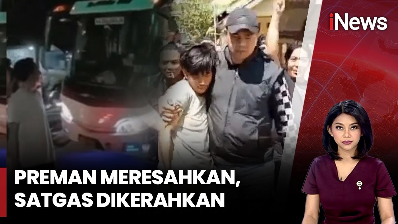 Viral! Preman Rusak Bus di Tangerang, 1 Pelaku Masih Dikejar Polisi | iNews Siang | 11/05