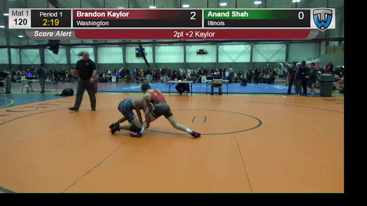 601 Junior 120 Mat 1 Brandon Kaylor Washington Anand Shah Illinois 2115043009