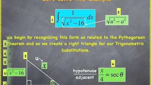Integration with Trigonometric Substitution example #3