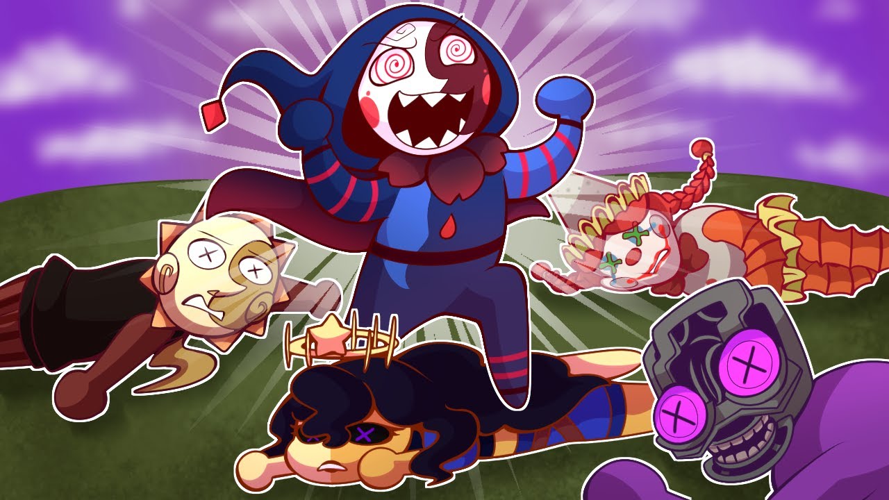 BLOODMOON против всех в злодейской AU Gang Beasts