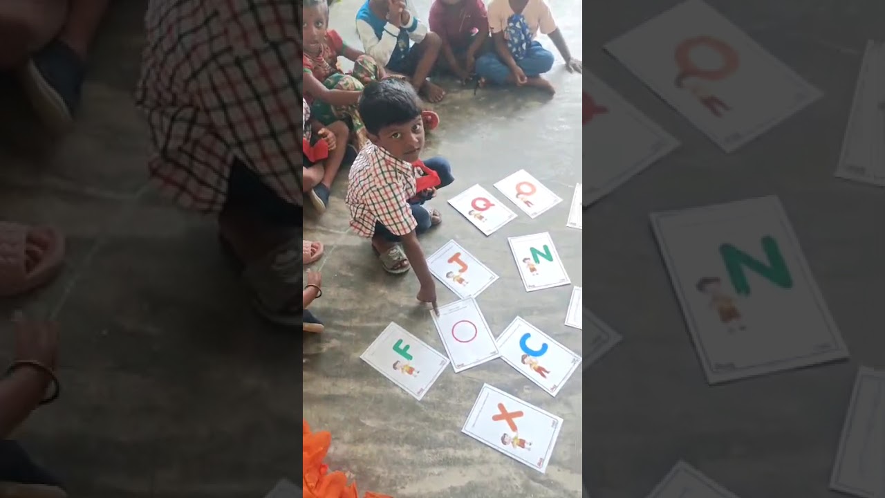 alphabets strokes identify activity... Nursery children's resonance School of Excellence