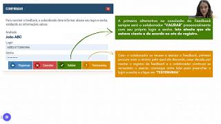 Treinamento feedback gcpec screenshot 1
