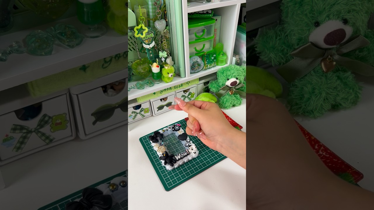 リクエストの白黒ホイップデコ作ったよ！#shorts
