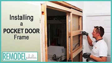 Can a regular door be made into a pocket door?
