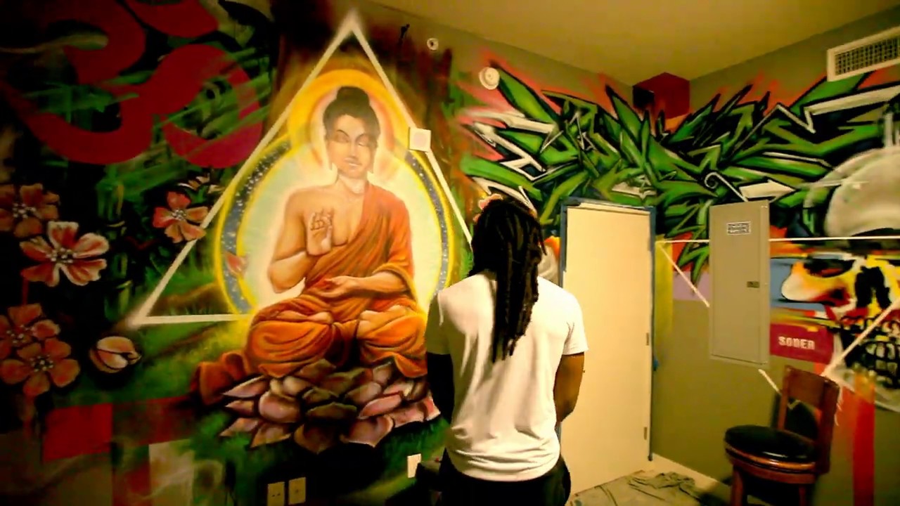 Custom painted mural for DeAndre Hopkins (Houston Texans)