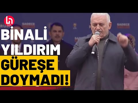 İmamoğlu'na 2 kez kaybeden Binali Yıldırım, Kurum için sahada!