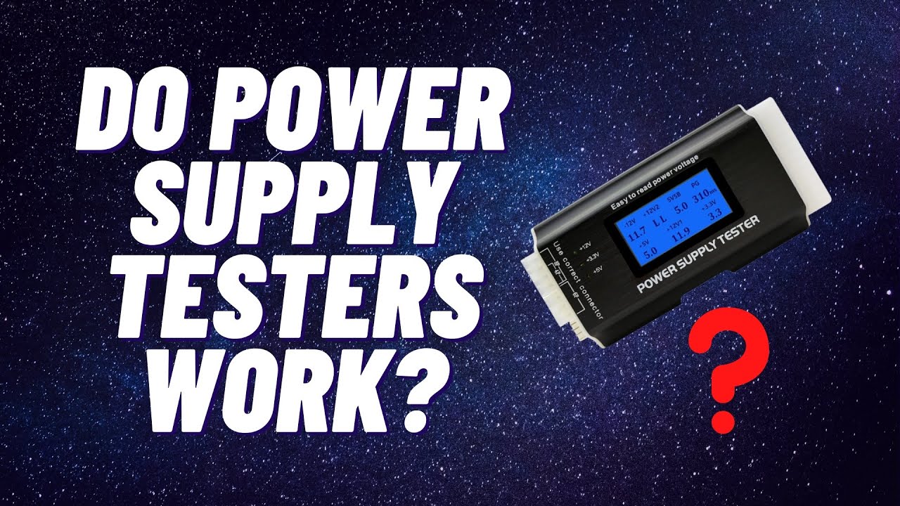 Do Power Supply Testers Work YouTube