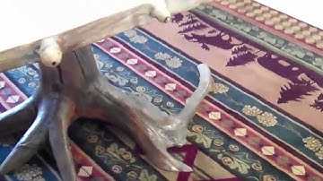 Rustic Aspen Log Tree Stump Table by Aspen Grove