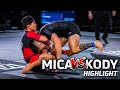 This match was bonkers  mica galvo vs kody steele cinematic highlight