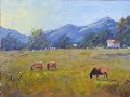 Learn To Paint TV E76 "Cows In Field" Learn To Paint Beginners Tutorial