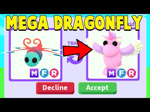 Trading MEGA DRAGONFLY in Adopt Me!