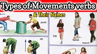 Super Common Verbs to Express Body Movement | English Verbs of BODY MOVEMENT