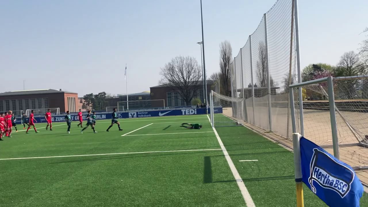 Hertha BSC (U13) vs. Hertha 03 Zehlendorf (U14) am 06.04 ...