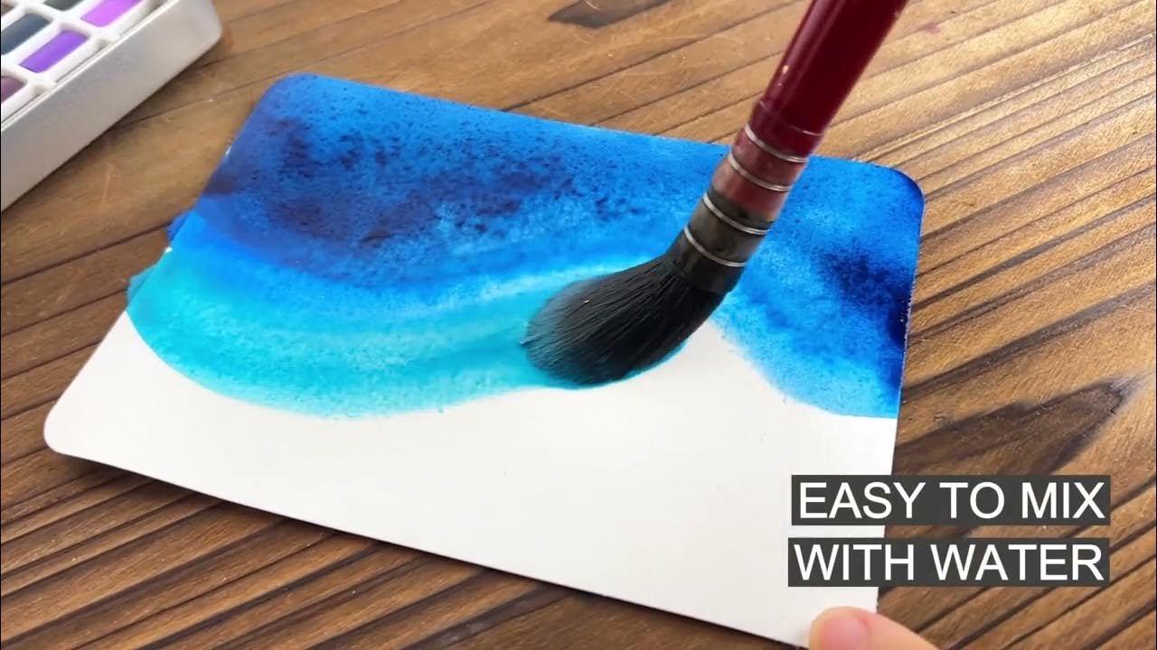 Grabie Premium Watercolor Set Of 50 With Brush - YouTube