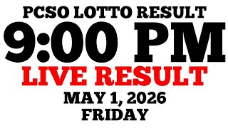 Lotto Result Today 900 Pm Draw May 1 2026 Friday Pcso  Result