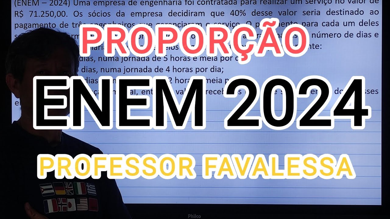ENEM 2024 - Uma empresa de engenharia foi contratada para realizar um ...