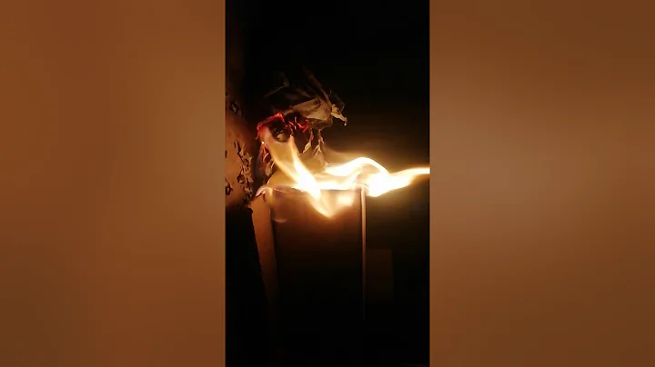 Dark outside fire