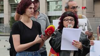 TUTUKLU GAZETECİ PINAR GAYIP’IN DURUŞMASI ÖNCESİ AÇIKLAMA