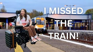 Travelling Across the Country in a WHEELCHAIR on MY OWN! * I missed the train*