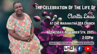 The Celebration Of The Life Of Claritta Louis
