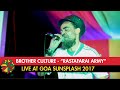 Brother Culture - Rastafari Army LIVE (Goa Sunsplash 2017)