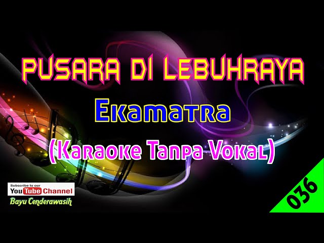 Pusara Di Lebuhraya by Ekamatra | Karaoke Tanpa Vokal class=