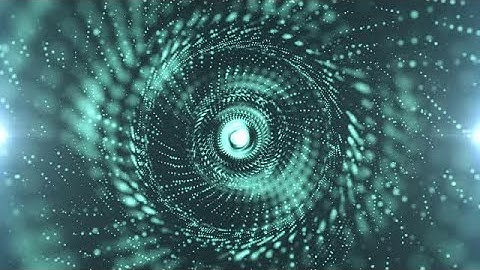 Cyan Circular Swirl Stock Motion Graphics