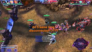 5 Player Disconnected Same Time? Another Hack? Heroes Of The Storm