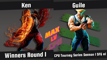 Ken vs Guile | Winners Round 1 | CPU TS S1 | Street Fighter 6 #1 | CPU vs CPU