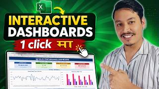 Excel Copilot Dashboard in 5 Minutes | Build Interactive Excel Dashboard in Nepali